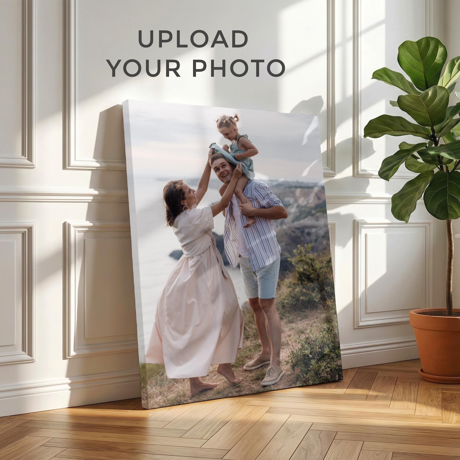 Photo Acrylic Block - Personalized Photo Canvas, Custom Family Wall