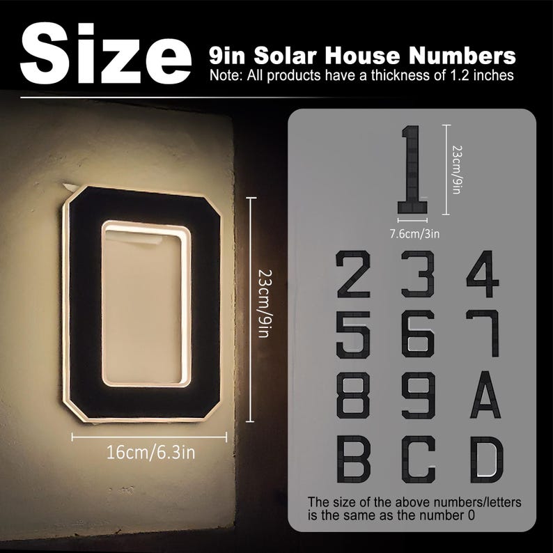 Solar LED House Number Sign Wa - Yard Sign Blank review and price