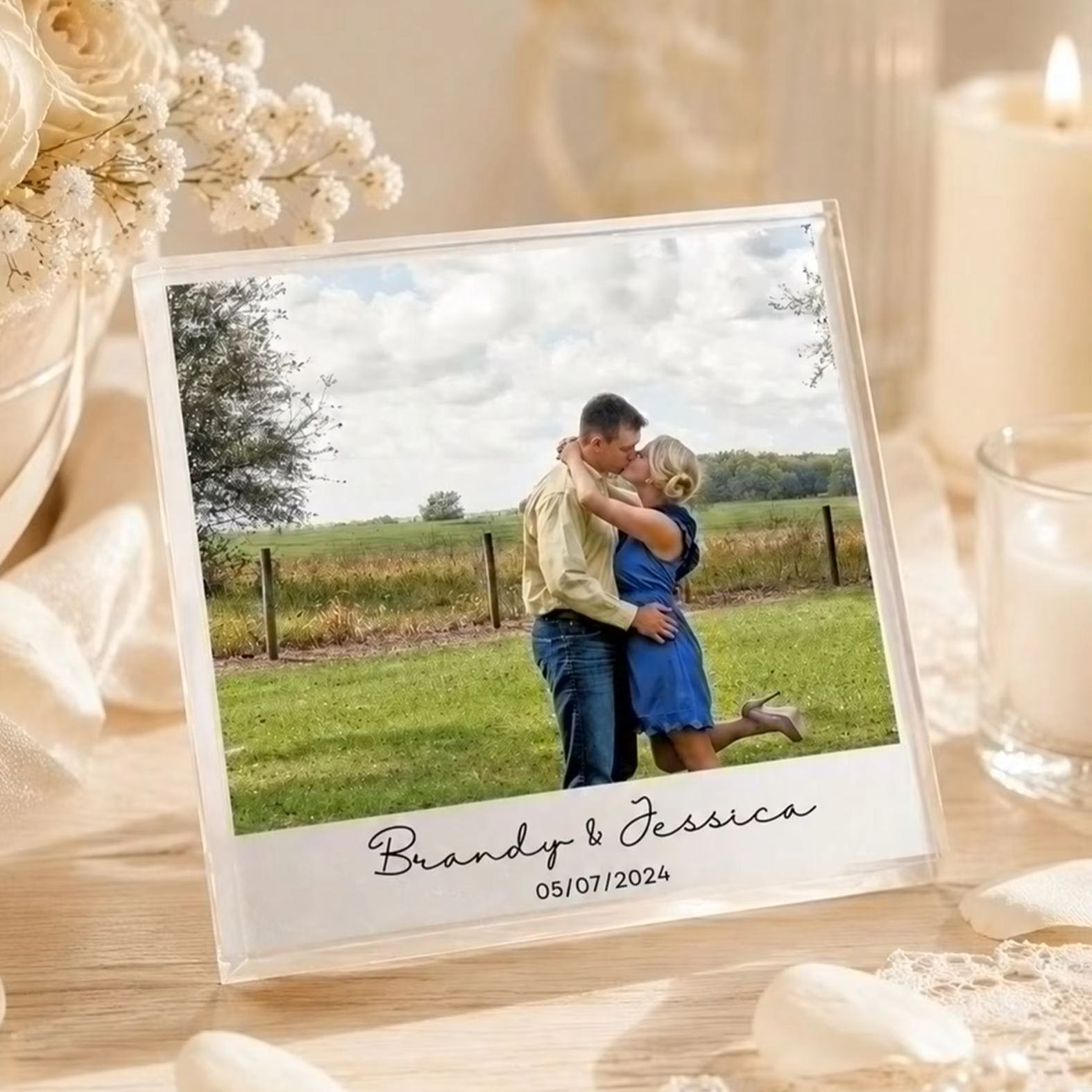 Custom Photo & Text Acrylic Bl - Photo Acrylic Block review and price