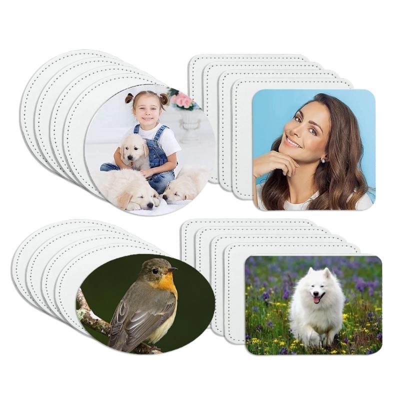 E8BD 10 Pieces Blank Leather H - Hat Sublimation Blank review and price